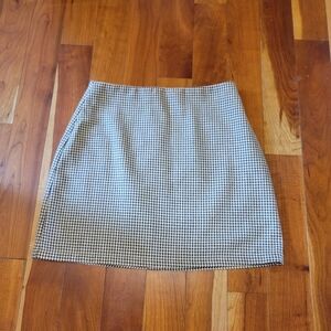 5/$20 SHEIN mini skirt in brown and tan check